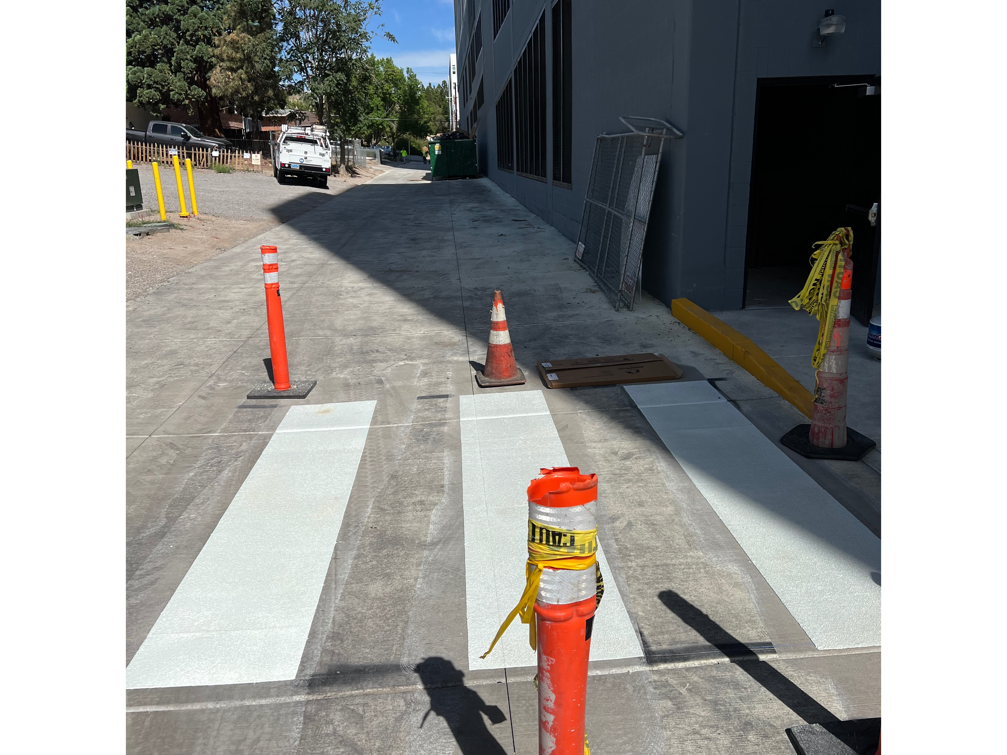 Thermoplastic Alley Cross Walk